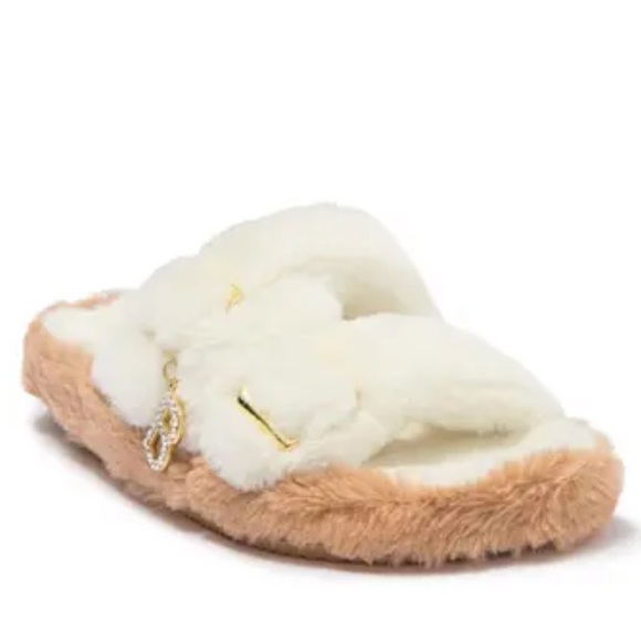 NIB Bebe Fanny Faux Fur Slipper - Picture 2 of 8